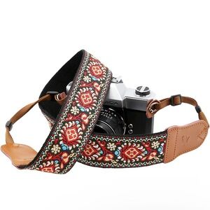 Capturing Couture Adjustable Camera Strap 2” Harmony DSLR Mirrorless Neck Sholde